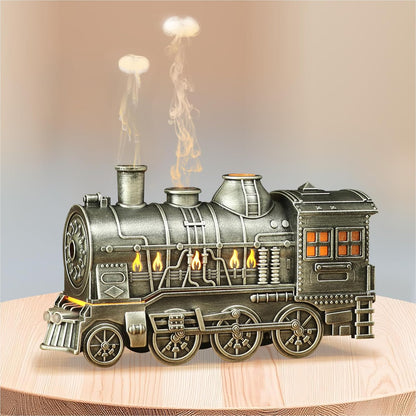 Train Diffuser 300ml, Aromatherapy Diffuser Cool Mist Ultrasonic Aroma Train Diffuser with Remote Control 2 Light 2 Mist Mode Auto Shut-Off for Bedroom Office Hotel